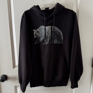 The North Face bear hoodie